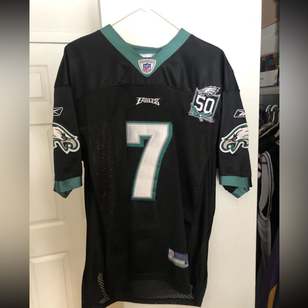MICHAEL VICK EAGLES 50th ANNIVERSARY 1960 CHAMPIONS PATCH JERSEY NFL SIZE 48 L